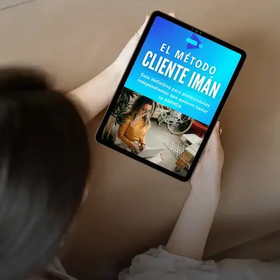 Portada de la guía gratuita 'Método Cliente Imán' para atraer clientes online